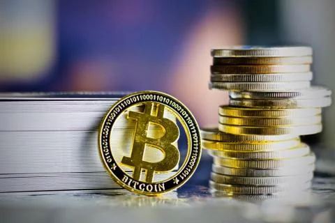 Bitcoin idea concept Foto stock