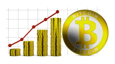 Bitcoin Stock Illustration