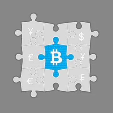 Bitcoin Stock Illustration