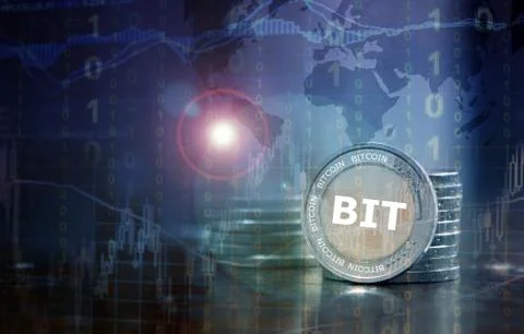 Bitcoin Ilustración de archivo