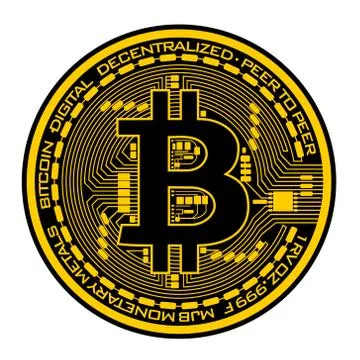 Bitcoin Stock Illustration