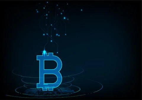 Bitcoin Stock Illustration