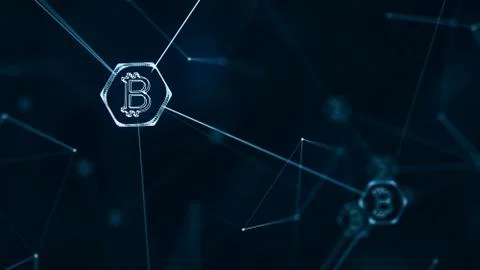 Bitcoin Illustrazione stock