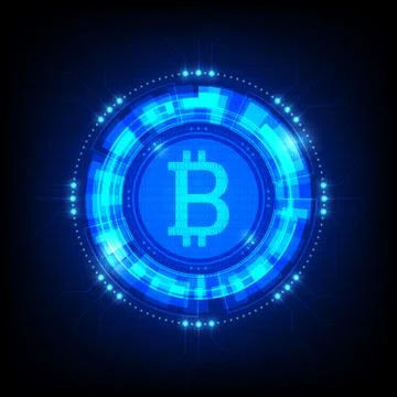 Bitcoin Illustrazione stock