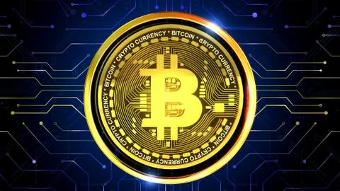 Bitcoin Illustrazione stock