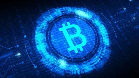 Bitcoin Stock Illustration