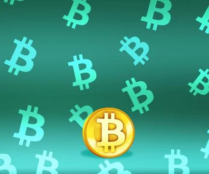 Bitcoin image Stock Illustration