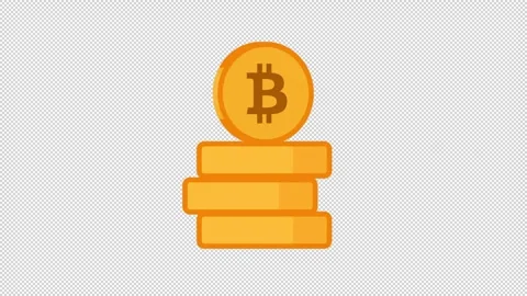 Bitcoin Investment Stock Footage 345612005