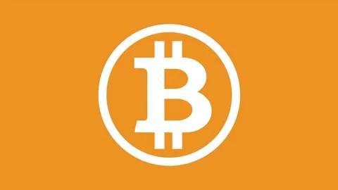 Bitcoin logo appearing and exploding on the white background Stock Footage 83848413