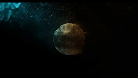 Bitcoin Logo in Flame Sand Movement Of Crypto Currencies Stock Footage 127427299