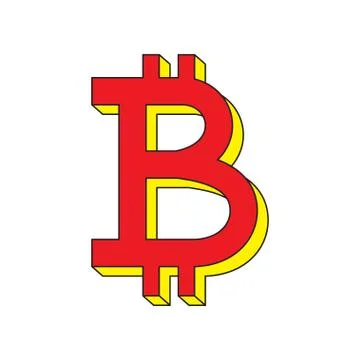 Bitcoin logo. Vector illustration. Stock Illustration