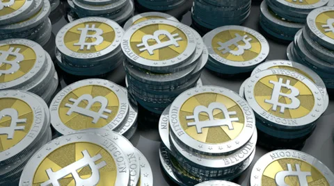 Bitcoin Loop Stock Footage 35840690