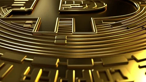 Bitcoin Macro Btc. Stock Footage 82243654