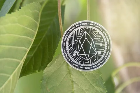 Bitcoin with main board selective focus,Block chain transfers shopping soft Stock Photos