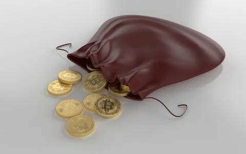 Bitcoin market Stock-Illustration
