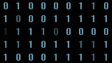 Bitcoin Mining - Blockchain Cryptocurrency and Distributed Digital Ledger Stock Footage 130621335