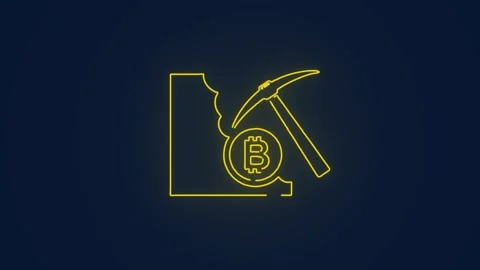 Bitcoin mining cryptocurrency in wallets animation Stock Footage 264962802