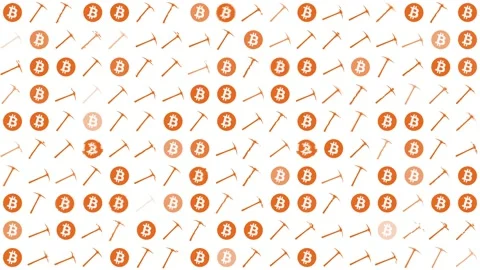Bitcoin Mining Video stock 133438872