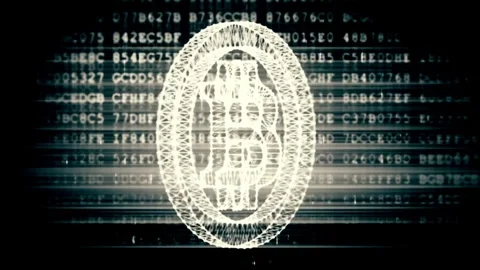 Bitcoin mining. innovation symbol. Virtual cryptocurrency concept, Bitcoin price 스톡 동영상 336443468