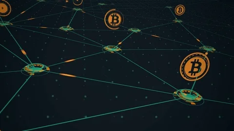 Bitcoin mining process Stock Footage 81247059