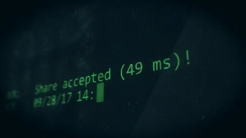 Bitcoin mining process Stock Footage 82330262