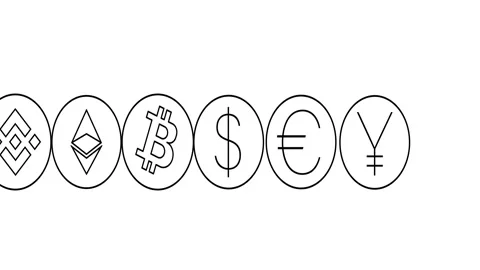 Bitcoin is the money of the future Stock Footage 151928625