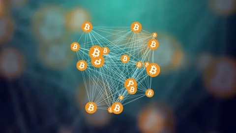 Bitcoin Network Stock Footage 133107667