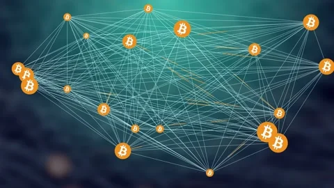 Bitcoin Network Video stock 133107683