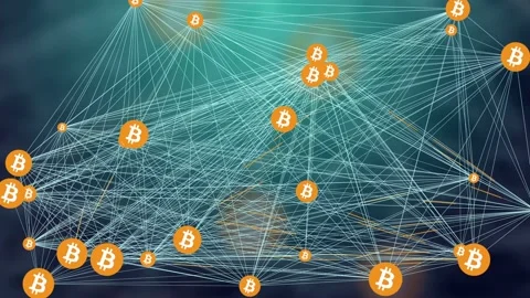 Bitcoin Network Video stock 133107702