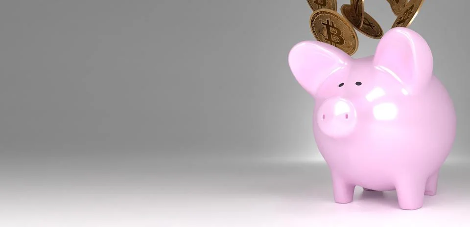 Bitcoin is an open source peer-to-peer electronic cash system that uses Stock Photos