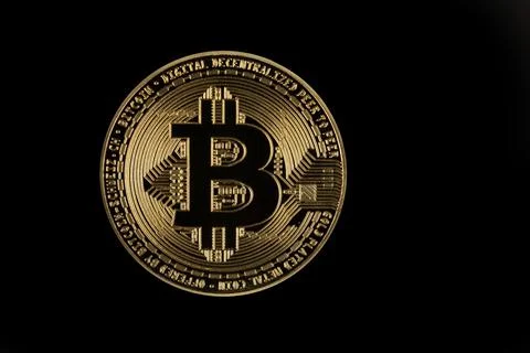 Bitcoin is an open source peer-to-peer electronic cash system that uses Stock Photos