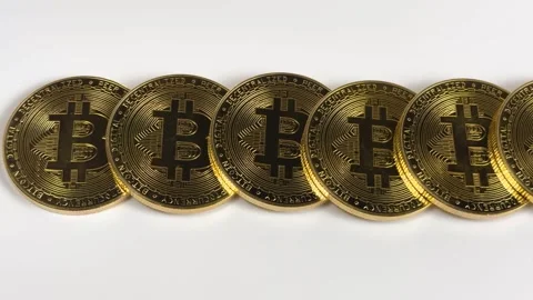 Bitcoin pan 2 Stock Footage 305426456