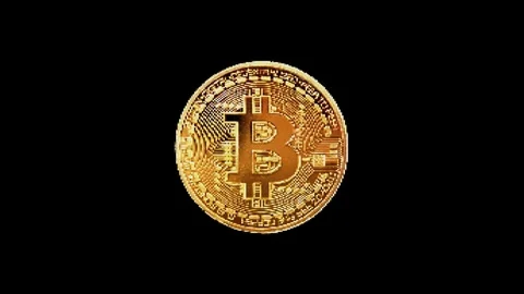 Bitcoin particle Stock Footage 84742146