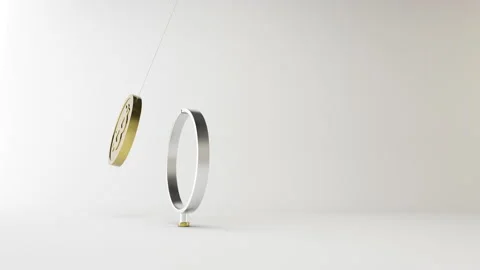 Bitcoin pendulum Stock Footage 198549091