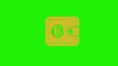 Bitcoin. Physical bit coin. Digital currency. Cryptocurrency Stock Footage 147377417