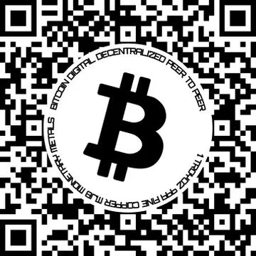 Bitcoin. Physical bit coin. Vector illustration. Stock Illustration