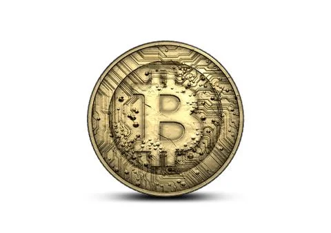 Bitcoin Physical Stock Illustration