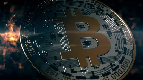 Bitcoin Plasma 1 Stock Footage