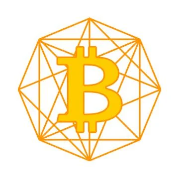 Bitcoin pool. Extraction of Cryptocurrency. Mining is virtual money. Vector i 스톡 일러스트