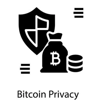 Bitcoin Protection Vector Stock Illustration