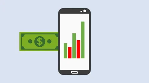 Bitcoin Purchase by mobile application Stock-Footage 278131353