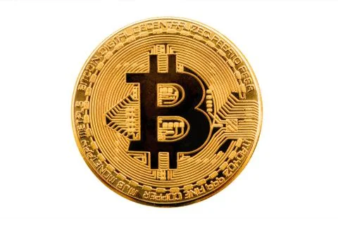 Bitcoin representation Stock Photos
