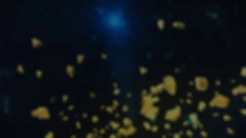 Bitcoin reveal from particles Video stock 95539665