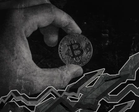 Bitcoin rise Stock Photos