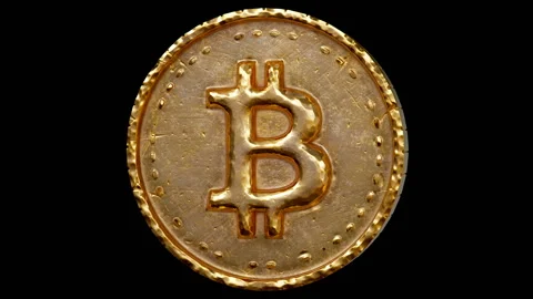 Bitcoin rotate Stock Footage 85486513