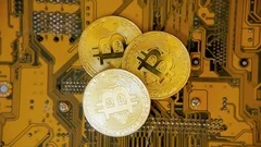 Bitcoin Hyper Rotate Trio Pcb Stock Video Pond5