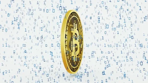Bitcoin rotation 動画素材 81476608