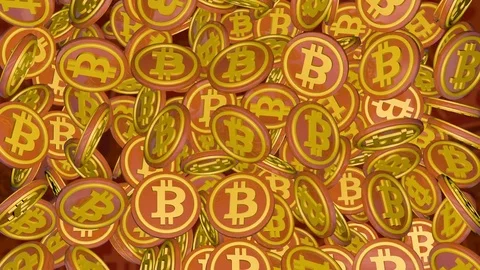 Bitcoin Rotation Pattern Stock Footage 83587267