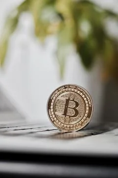 Bitcoin security concept Stock Photos