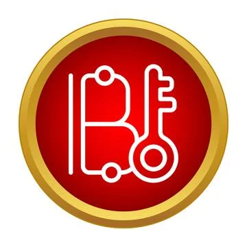 Bitcoin security key protecting digital currency assets Stock Illustration